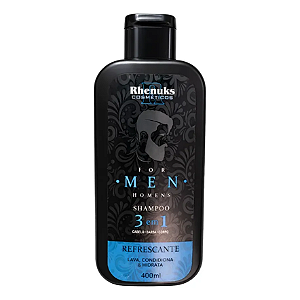 Shampoo Para Homem 3 Em 1 Cabelo Barba Corpo Rhenuks For Men