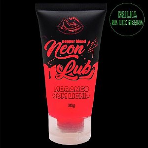 Neon Lub Lubrificante Comestível – Morango com Lichia- 30g Pepper Blend