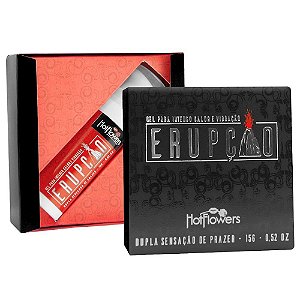 Erupção Gel Intenso Esquenta e Vibra 15g Hot Flowers