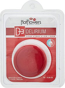 Delirium Esquenta Esfria Creme Blister 7g Hot Flowers