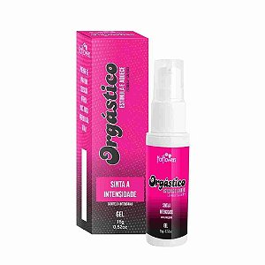 Gel Excitante Orgástico Lubrificante Feminino 15g Hot Flowers