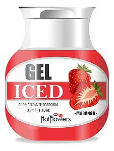 Gel Aromatizante Iced Morango 35ml Hot Flowers