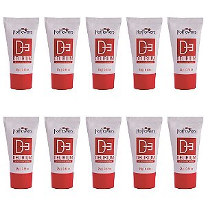 Creme Delirium Bisnaga 25g  Embalagem KIT  10UN