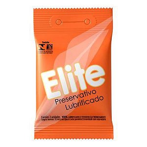 Preservativo Lubrificado Elite 3 unidades