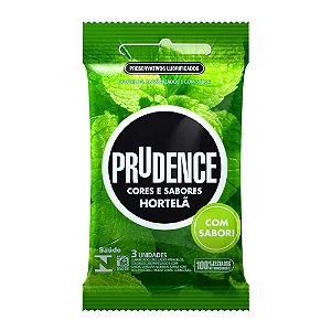 Preservativo Prudence Hortelã 3 unidades