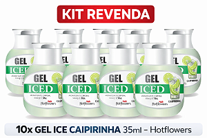 Gel Aromatizante ICED Caipirinha 35ml - KIT 10UN