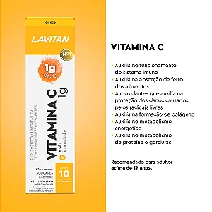 Lavitan Vitamina C 1g