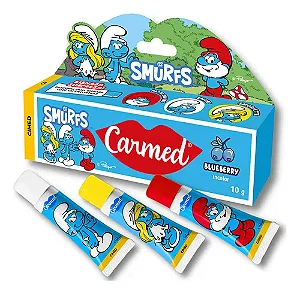 Carmed Smurfs 10g Hidratante Labial Bisnaga Surpresa