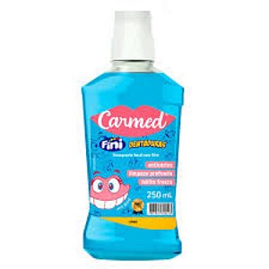 Enxaguante Bucal Carmed Fini Dentaduras com Flúor 250ml