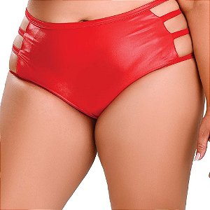 Hot Pants Cirre - Tam Plus - vermelha Hot Flowers