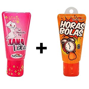 Kit Gel Feminino Xana Loka e Gel Masculino Horas Bolas