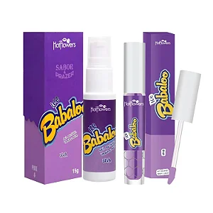 Kit Gloss + Gel Ice Babaloo Uva