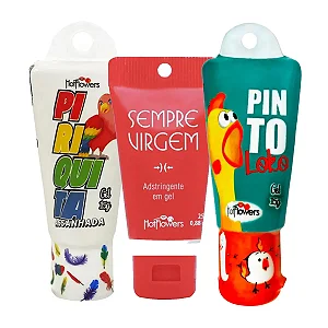 Kit Piriquita Assanhada + Sempre Virgem + Pinto Loko