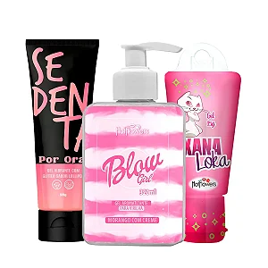 Kit Sedenta por Oral +Blow Girl + Xana loka Hotflowers