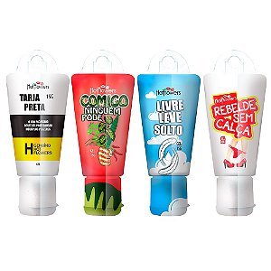 Kit Tarja Preta + Comigo Ninguém Pode + Livre Leve Solto + Rebelde Sem Calça Hotflowers