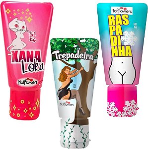 Kit Para elas Xana Loka +Trepadeira + Raspadinha Hotflowers