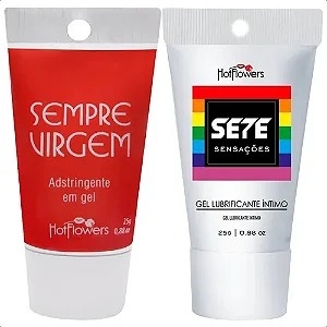 Kit Sempre Virgem + Sete Sensações Gel Hotflowers