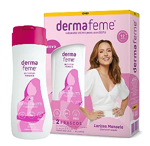 Sabonete Íntimo Derma Femme Tutti-Frutti Kit com 2 Unidades
