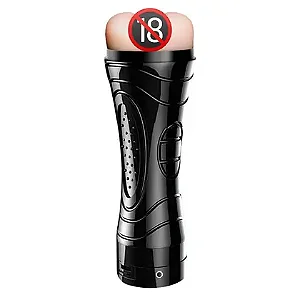 MASTURBADOR MASCULINO CYBERSKIN VAGINA COM VIBRO