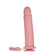 PROTESE NATURAL COM VIBRO EXTERNO 25X6