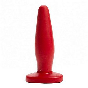 Plug Anal Vermelho 10,5 x 3cm