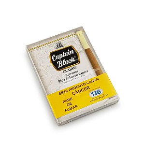 Cigarrilha Captain Black Classic - Pt (8)