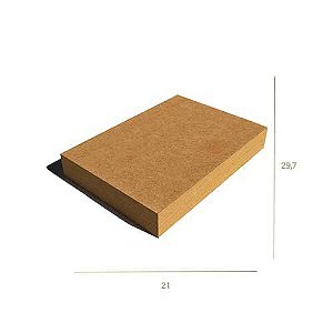 Papel Kraft 180g - A4 - Pacote com 10 folhas