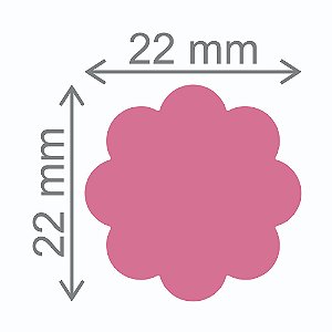Furador Artesanal Jumbo Flor 8 Pétalas - Exclusivo Para Papel - 22mm x 22mm