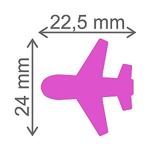 Furador Artesanal Jumbo Avião - Exclusivo Para Papel - 23mm x 22mm
