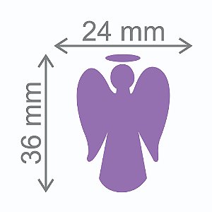 Furador Artesanal Gigante Anjo - Exclusivo Para Papel - 36mm x 24mm