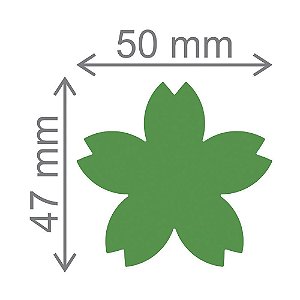 Furador Artesanal Extra Gigante Flor Sakura - Exclusivo para Papel - 47mm x 50mm