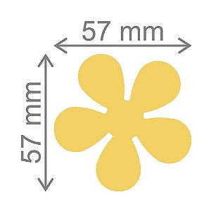 Furador Artesanal Gigante Plus Flor Hélice - Exclusivo para Papel - 57mm x 57mm
