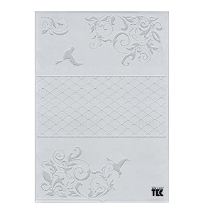 Placa Para Relevo (Emboss) 2D - Beija-Flor - Elegance - A4