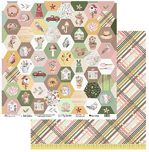 Scrap Dupla Face My Garden - MMCMG-03