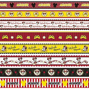 Scrap Dupla Face Minnie Mouse 2 Faixas - 19304 - Toke e Crie