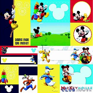 Scrap Dupla Face A Casa do Mickey 2 Tags - 19690 - Toke e Crie