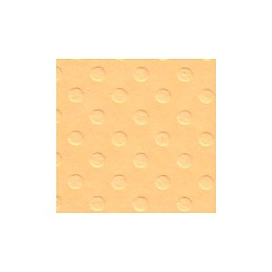 Papel Scrapbook Cardstock Bolinha - Amarelo Canário - 30,5 x 30,5