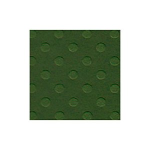 Papel Scrapbook Cardstock Bolinha - Verde Mata - 30,5 x 30,5