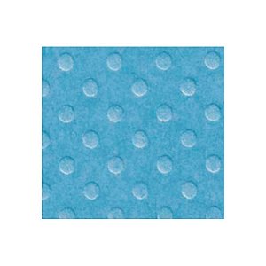Papel Scrapbook Cardstock Bolinha - Azul Pastel - 30,5 x 30,5