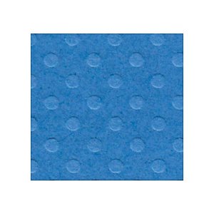 Papel Scrapbook Cardstock Bolinha - Azul Mar - 30,5 x 30,5