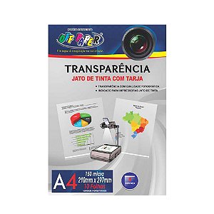 Papel Transparência - A4 - 10 Folhas