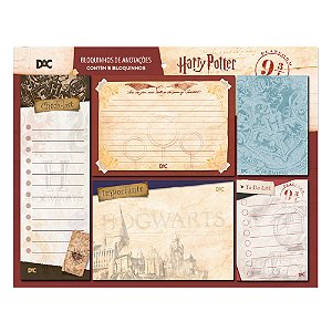 Blocos para Anotações Harry Potter Warner 100 - 5 Modelos