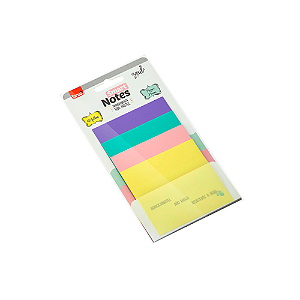 Bloco Smart Notes Transparente Pastel - 75mm x 75mm