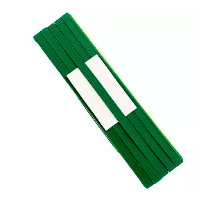 Elástico Chato Verde Bandeira - N° 12 - 7mm