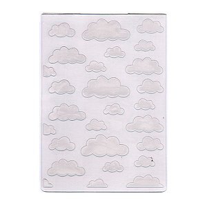 Placa Para Relevo (Emboss) 2D - Nuvens - A6
