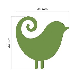 Furador Artesanal Extra Gigante Alavanca Pássaro - Exclusivo para Papel - 45mm x 44mm
