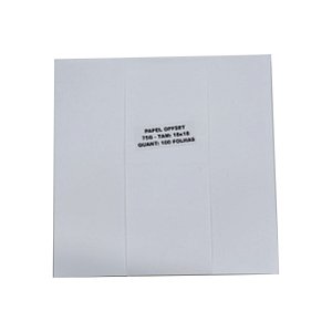 Miolo 18x18cm - 75g - Offset 100 folhas