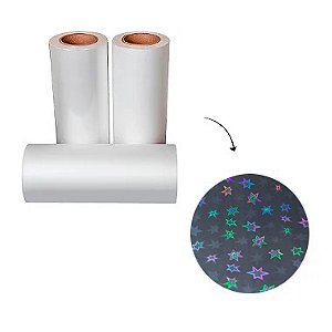 BOPP Holográfico Stars - Estrelas - 32x25 - A3