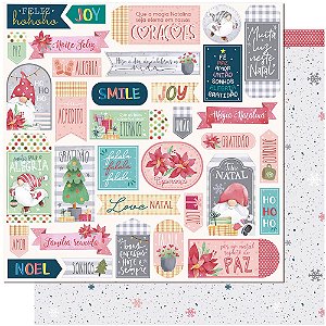 Scrapbook Dupla Face Natal SND-143 - Litoarte
