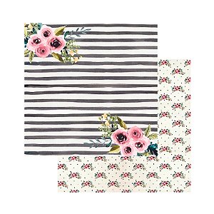 Papel para Scrapbook - Coleção Linha Felicidade 5 - Dany Peres Design